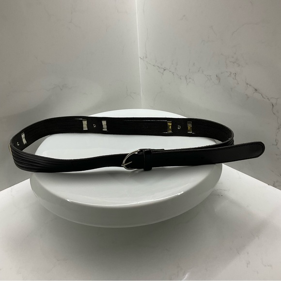 Vintage Echt Leder leather belt with an 80’s Glam Rock feel - Picture 5 of 11